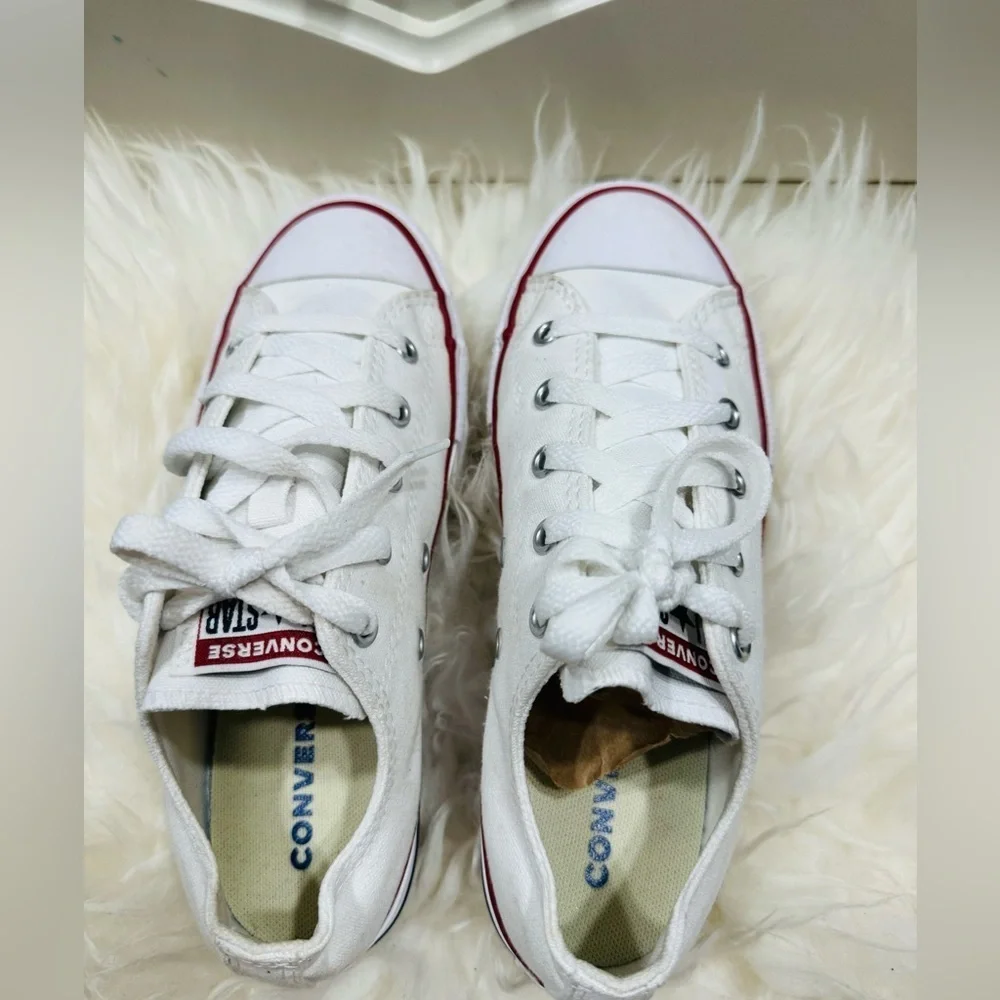 White Kids Converse Shoes